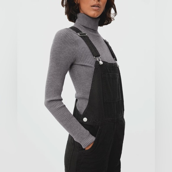 Everlane The Canvas Overalls in black - Picture 2 of 7